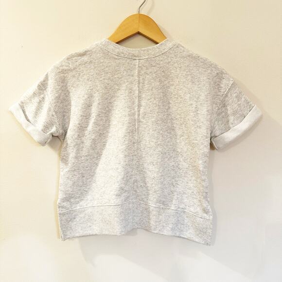 Girls Nike Cropped Short Sleeve Sweatshirt Sz L - Picture 5 of 7